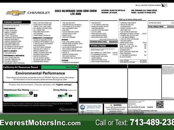 CHEVROLET SILVERADO HD 2023 1GC4YUEY1PF161089 image